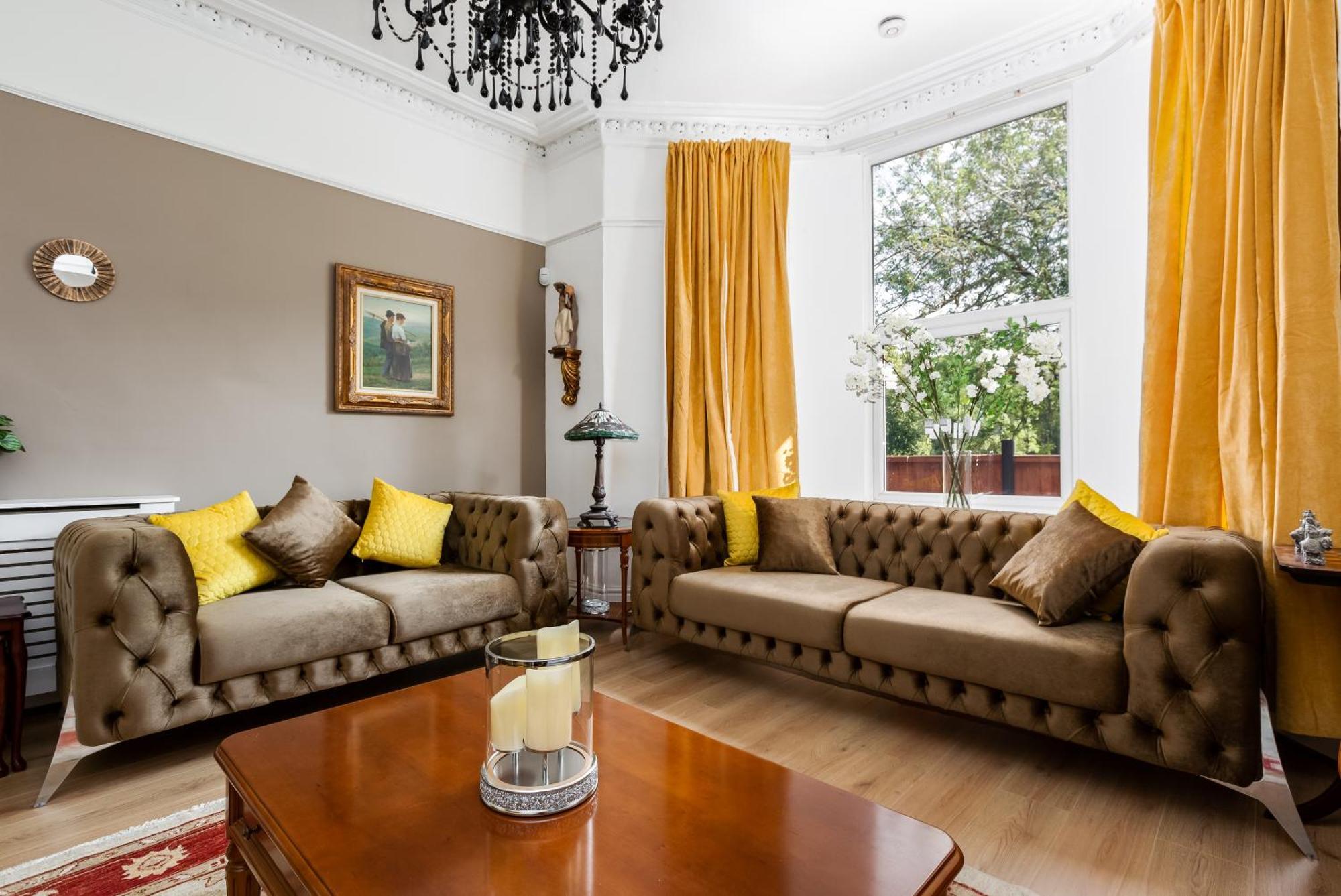 Grand Victorian Villa 6 - En-Suites, Hot Tub, Cinema Room, Private Parking & Park View Liverpool Eksteriør bilde